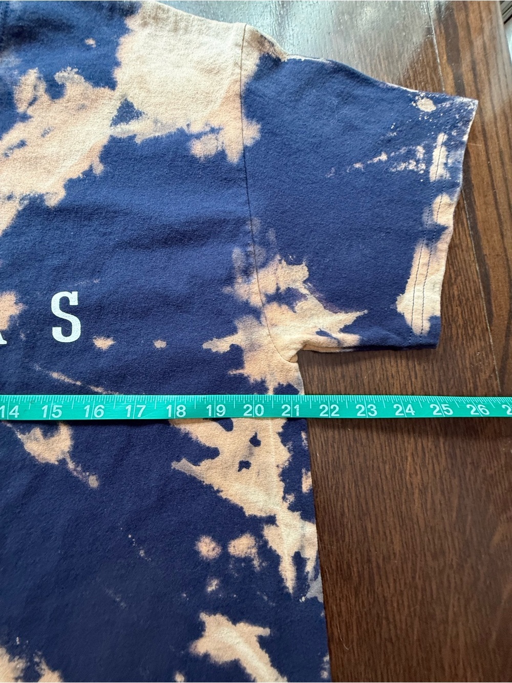 Dallas Gildan Tie-Dye Graphic Tee - Navy & Tan size Large - Picture 4 of 6